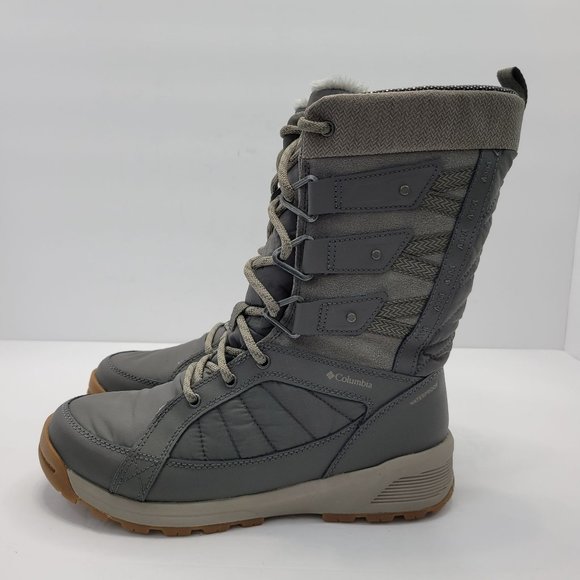 Columbia Meadows Omni-Heat 3D Mid Calf Women's Boots Gray YL0364-030 US Size 9 - Picture 2 of 10